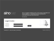 Tablet Screenshot of aino.gr